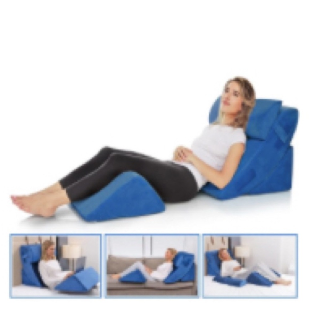 Blue Adjustable Wedge Pillow set has been posted in 2 different posts